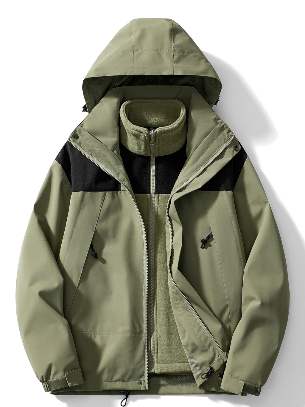 Oliver | Men's Hooded 3-in-1 Jacket | Fleece-Lined · Eltrendio