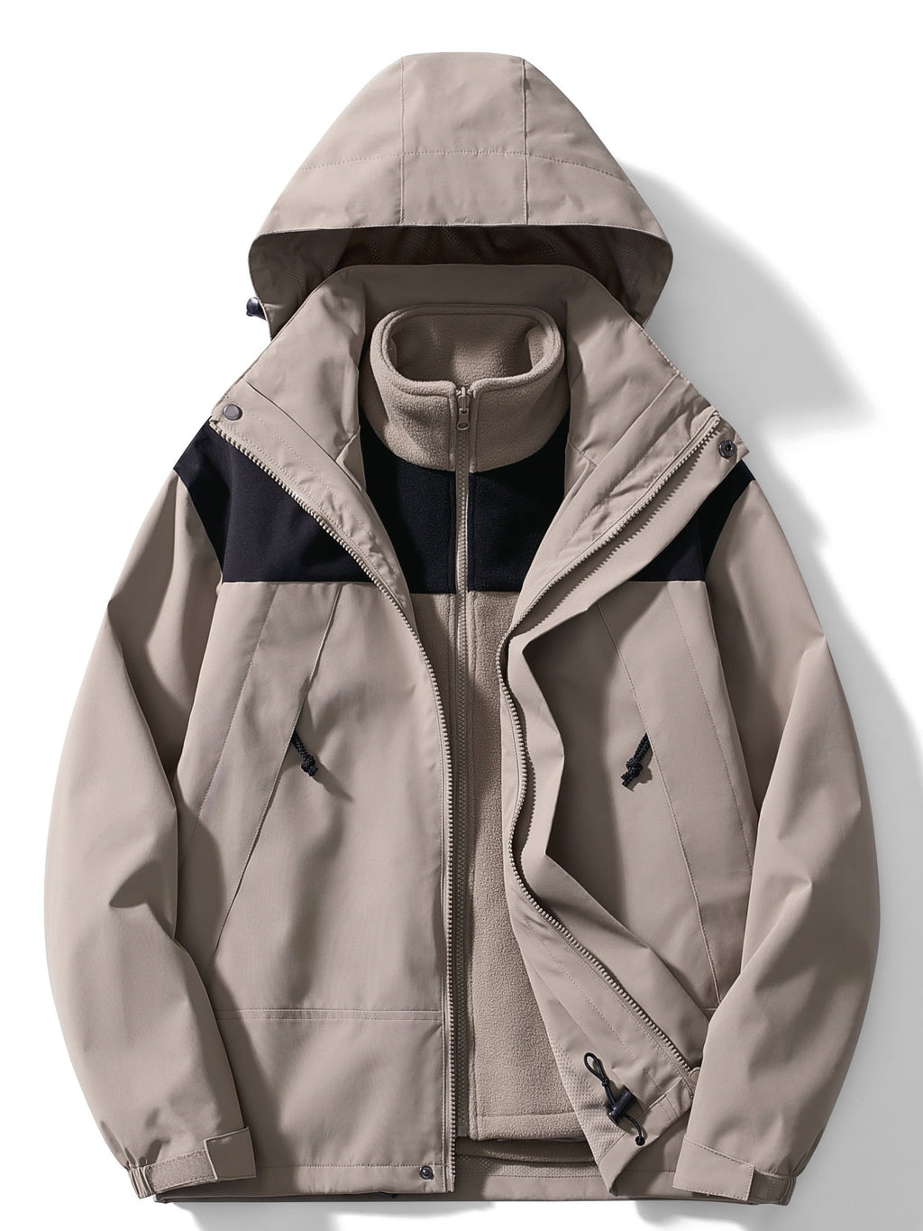 Oliver | Men's Hooded 3-in-1 Jacket | Fleece-Lined · Eltrendio