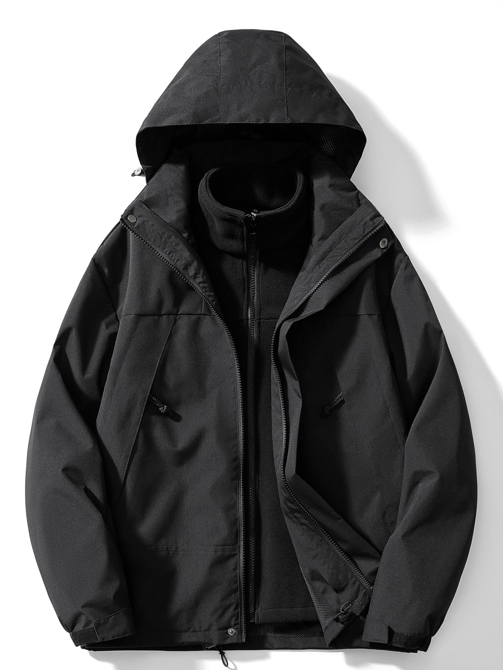 Oliver | Men's Hooded 3-in-1 Jacket | Fleece-Lined · Eltrendio