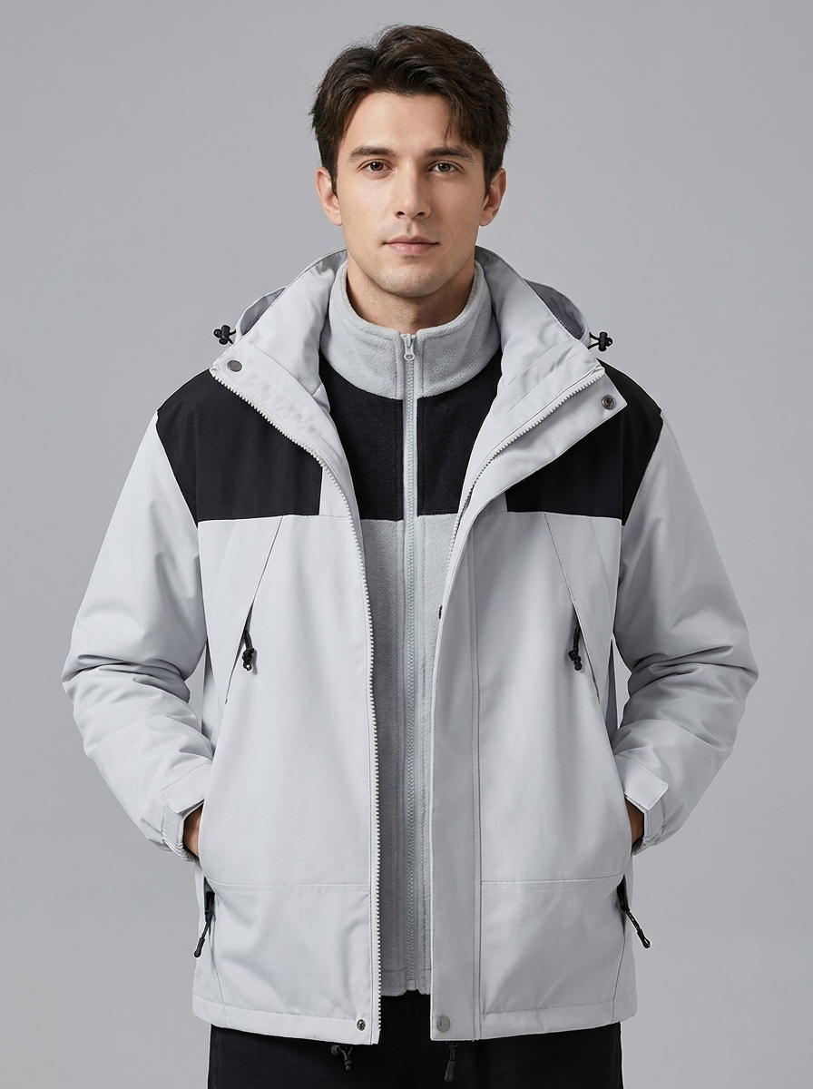 Oliver | Men's Hooded 3-in-1 Jacket | Fleece-Lined-Eltrendio