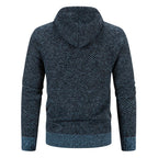 Oliver | Men's Hooded Cardigan | Fleece-Lined · Eltrendio