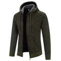 Oliver | Men's Hooded Cardigan | Fleece-Lined · Eltrendio