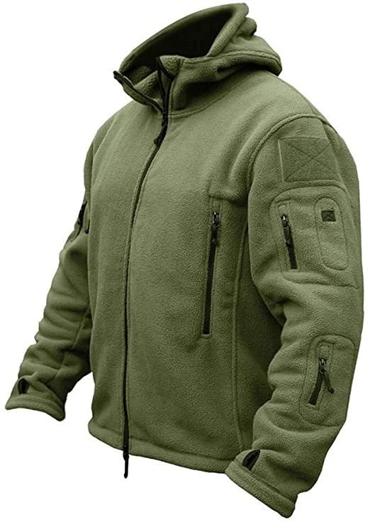 Oliver | Men's Hooded Fleece Jacket | Multi-Pocket · Eltrendio