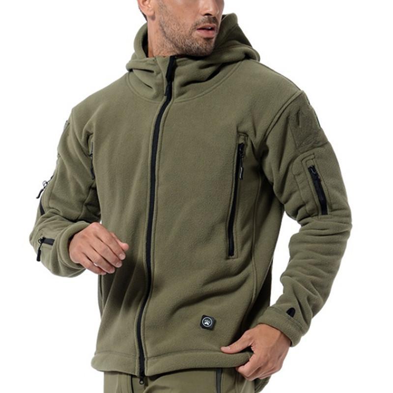Oliver | Men's Hooded Fleece Jacket | Multi-Pocket · Eltrendio