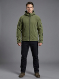 Toby | Men's Hooded Fleece Jacket | Multi-Pocket-Eltrendio