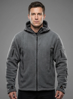 Toby | Men's Hooded Fleece Jacket | Multi-Pocket-Eltrendio