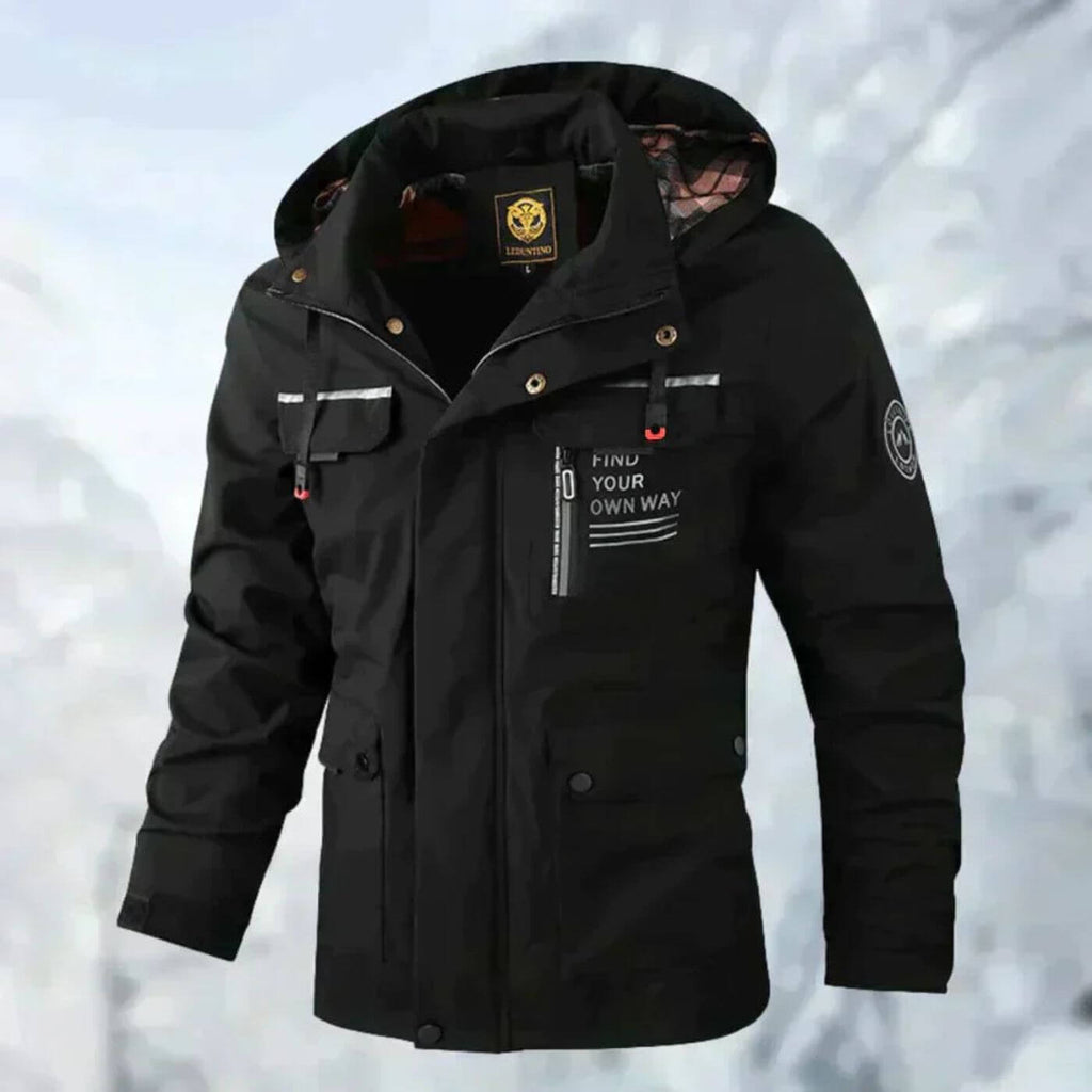 Oliver | Men's Hooded Jacket | Cargo Pockets · Eltrendio