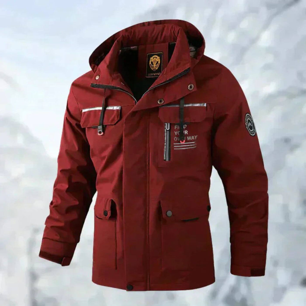 Oliver | Men's Hooded Jacket | Cargo Pockets · Eltrendio