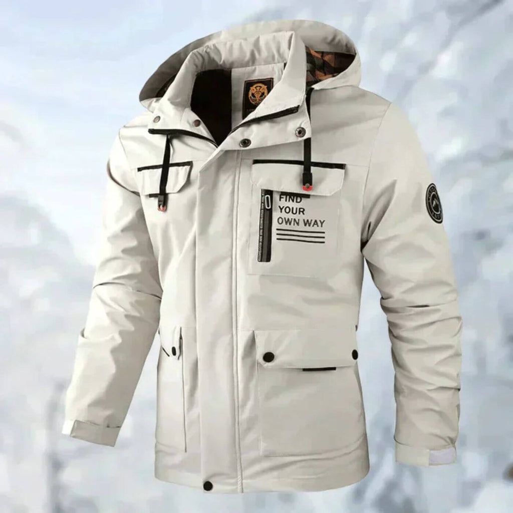 Oliver | Men's Hooded Jacket | Cargo Pockets · Eltrendio