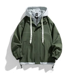 Oliver | Men's Hooded Jacket | Drawstring Hood · Eltrendio