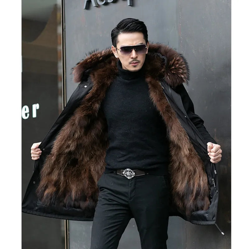 Oliver | Men's Hooded Parka | Fur-Lined · Eltrendio