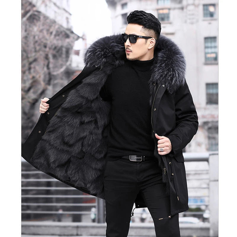 Oliver | Men's Hooded Parka | Fur-Lined · Eltrendio