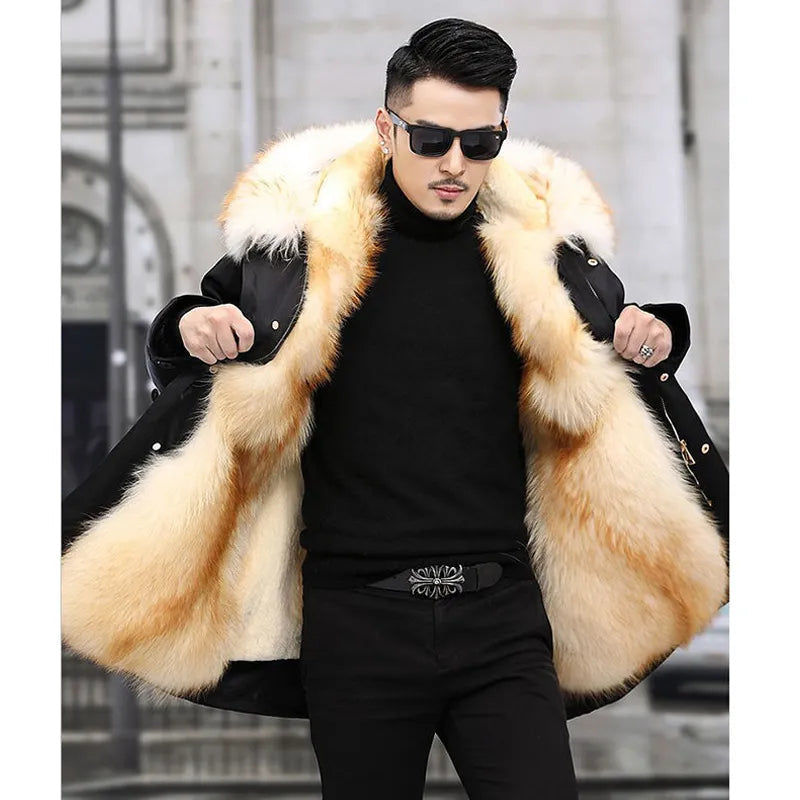 Oliver | Men's Hooded Parka | Fur-Lined · Eltrendio