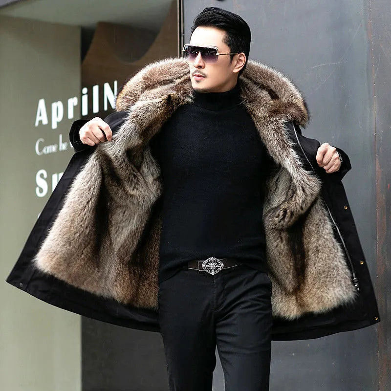 Oliver | Men's Hooded Parka | Fur-Lined · Eltrendio