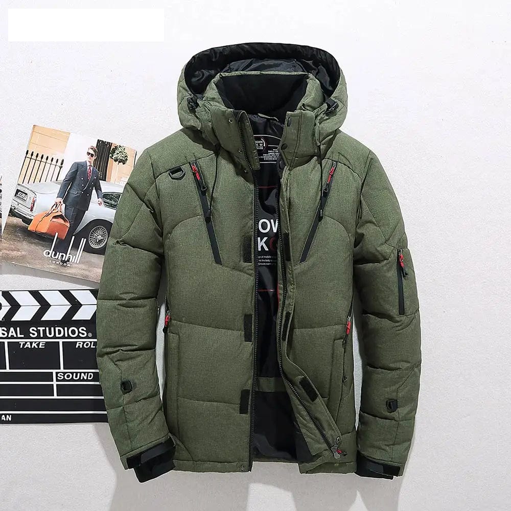 Oliver | Men's Hooded Puffer Jacket | Down-Filled · Eltrendio