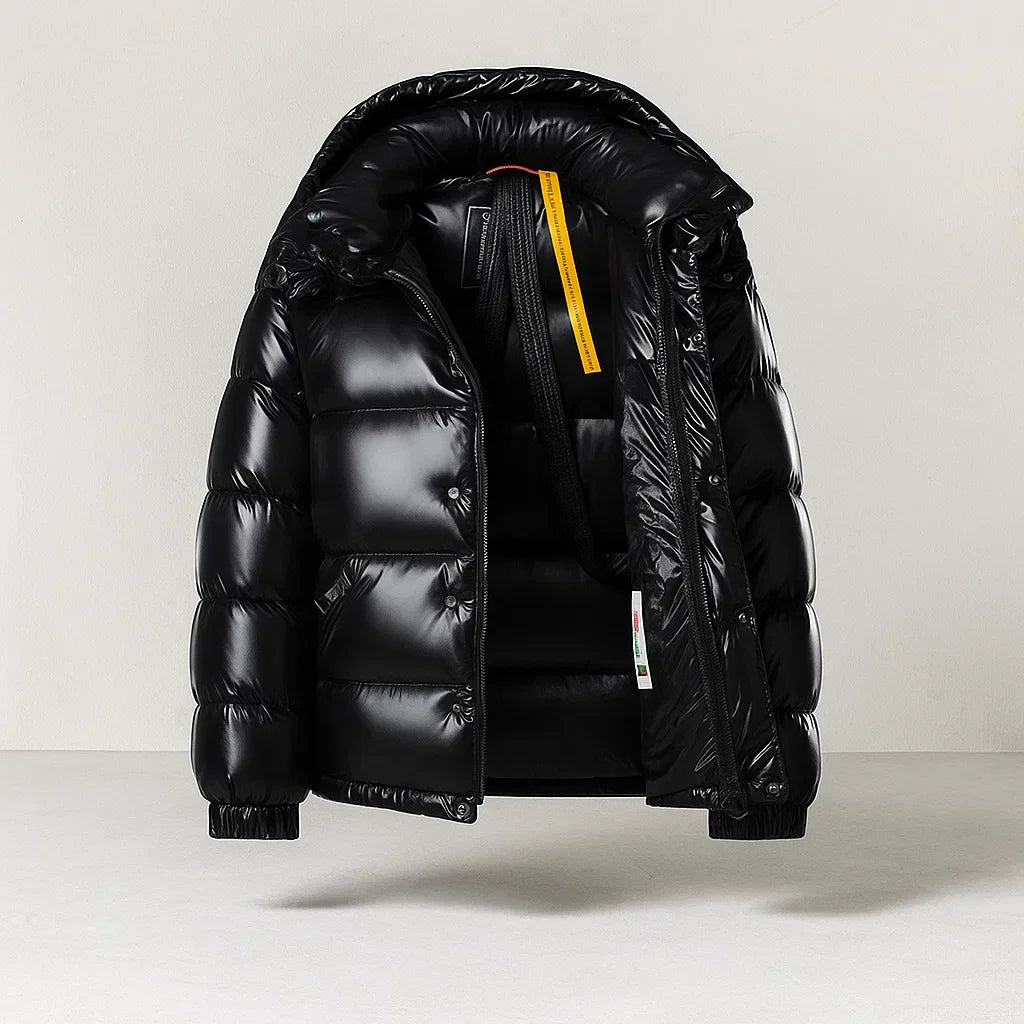 Oliver | Men's Hooded Puffer Jacket | Full-Zip · Eltrendio