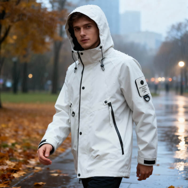 Oliver | Men's Hooded Rain Jacket | Waterproof · Eltrendio