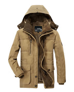 Oliver | Men's Hooded Winter Jacket | Fleece-Lined · Eltrendio