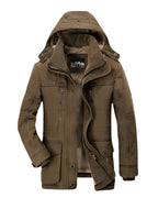 Oliver | Men's Hooded Winter Jacket | Fleece-Lined · Eltrendio