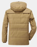 Oliver | Men's Hooded Winter Jacket | Fleece-Lined · Eltrendio