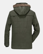 Oliver | Men's Hooded Winter Jacket | Fleece-Lined · Eltrendio