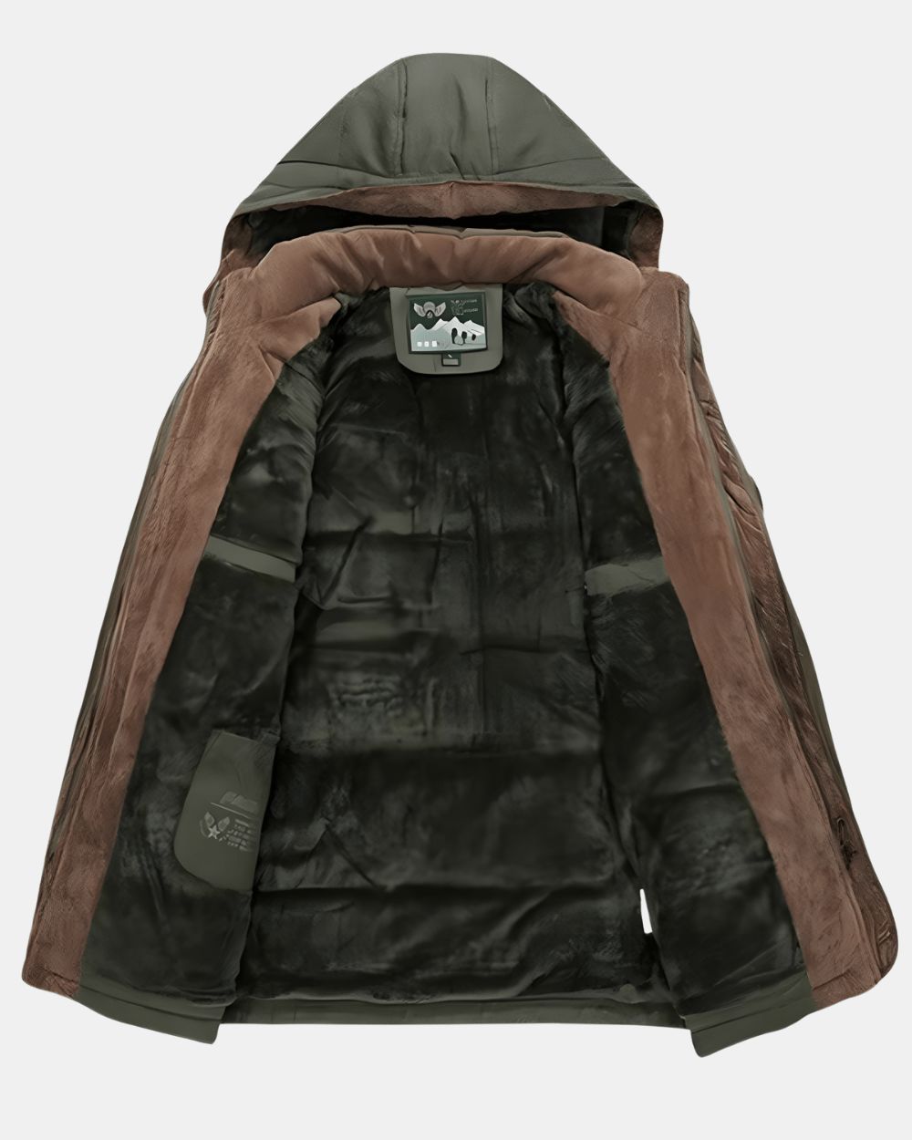 Oliver | Men's Hooded Winter Jacket | Fleece-Lined · Eltrendio