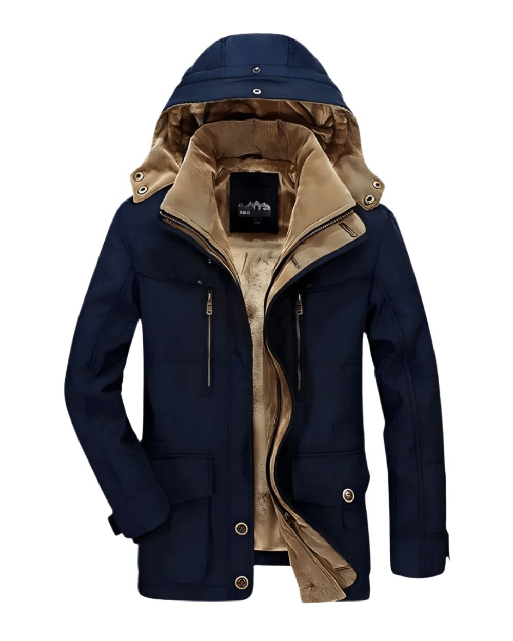 Oliver | Men's Hooded Winter Jacket | Fleece-Lined · Eltrendio
