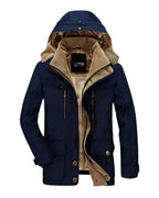 Oliver | Men's Hooded Winter Jacket | Fleece-Lined · Eltrendio