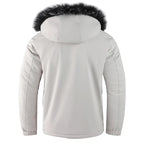 Oliver | Men's Hooded Winter Jacket | Fur Trim · Eltrendio