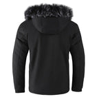 Oliver | Men's Hooded Winter Jacket | Fur Trim · Eltrendio