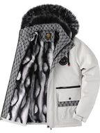 Oliver | Men's Hooded Winter Jacket | Fur Trim · Eltrendio