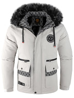 Oliver | Men's Hooded Winter Jacket | Fur Trim · Eltrendio