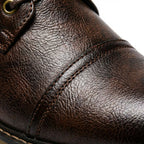 Oliver | Men's Lace-Up Ankle Boots | Cap-Toe Leather · Eltrendio