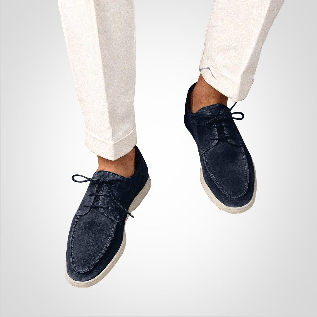Oliver | Men's Lace-Up Boat Shoes | Suede-Look · Eltrendio