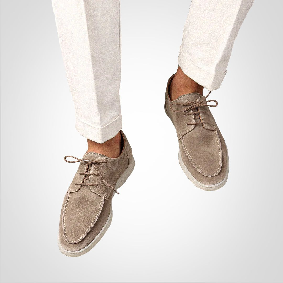 Oliver | Men's Lace-Up Boat Shoes | Suede-Look · Eltrendio
