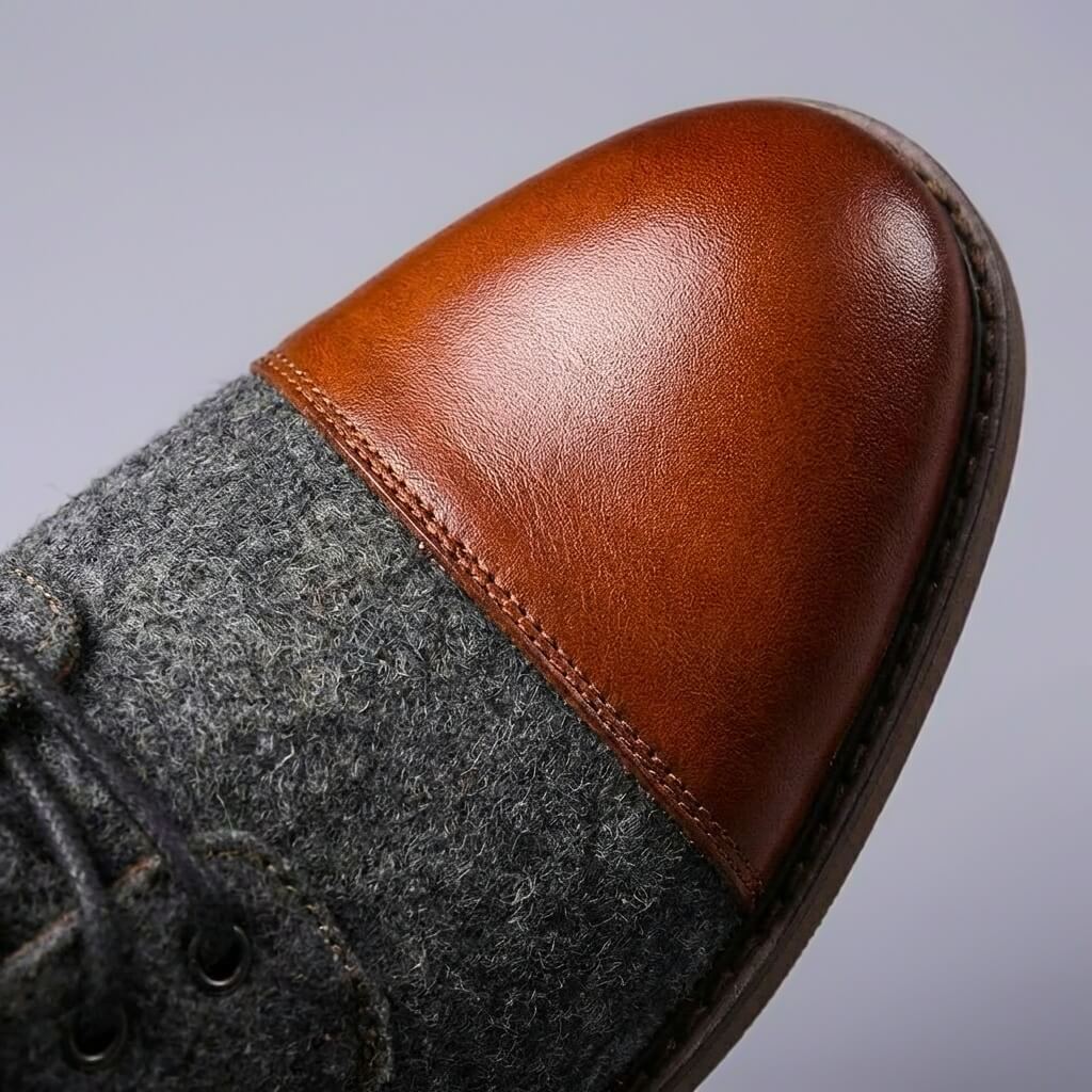 Oliver | Men's Lace-Up Boots | Leather Toe · Eltrendio
