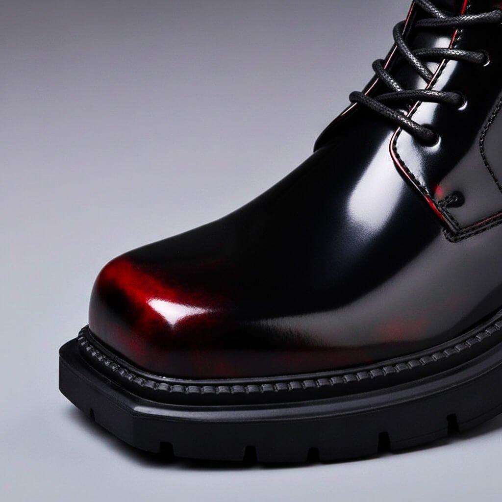 Oliver | Men's Lace-Up Boots | Polished Leather · Eltrendio