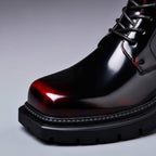 Oliver | Men's Lace-Up Boots | Polished Leather · Eltrendio