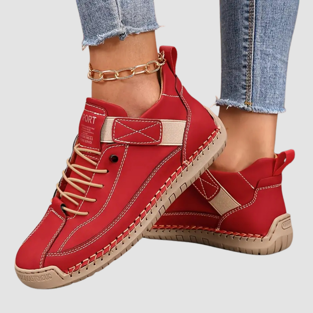 Oliver | Men's Lace-Up Trainers | Leather · Eltrendio