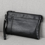 Oliver | Men's Leather Clutch Bag | Wrist Strap · Eltrendio