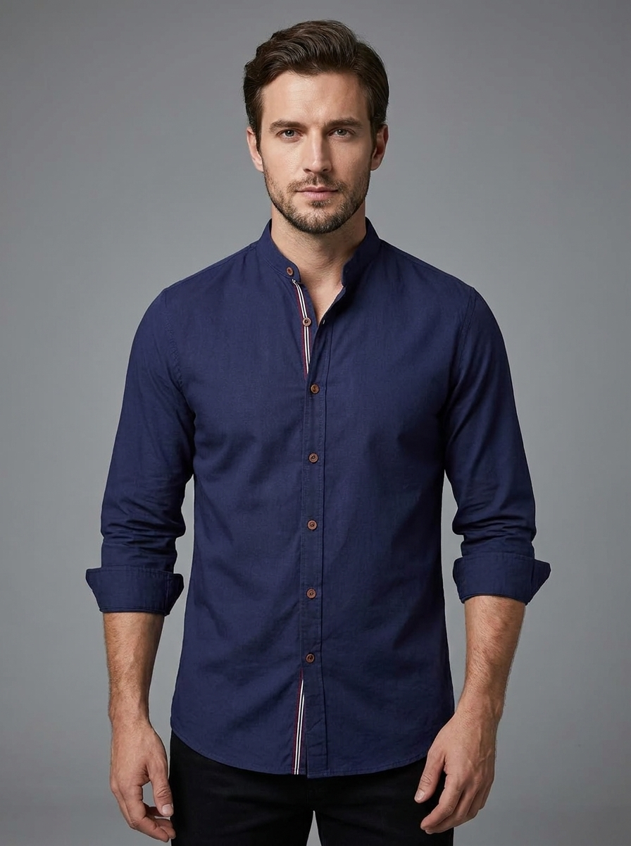 Edward | Men's Long-Sleeve Shirt | Button-Up-Eltrendio