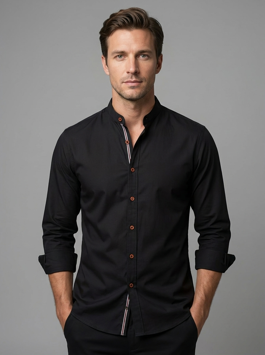 Edward | Men's Long-Sleeve Shirt | Button-Up-Eltrendio