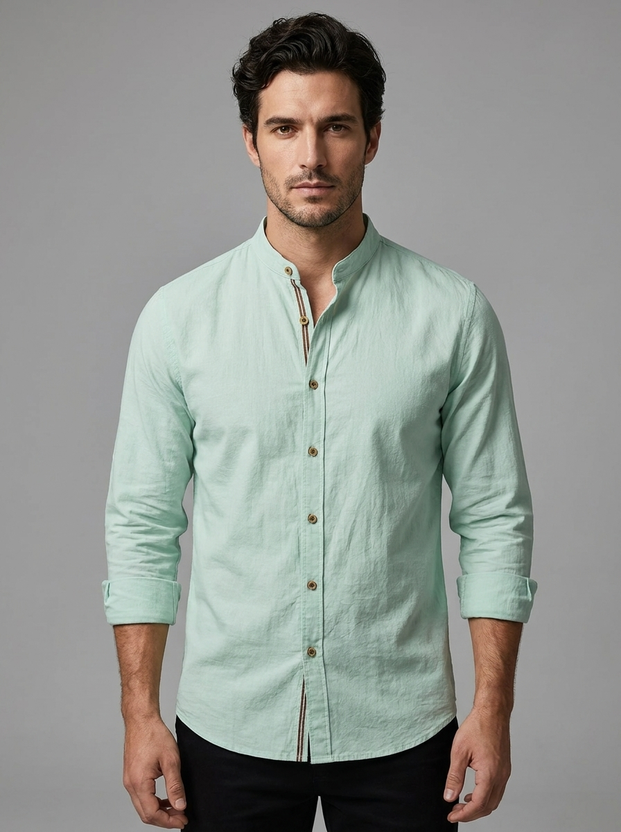 Edward | Men's Long-Sleeve Shirt | Button-Up-Eltrendio
