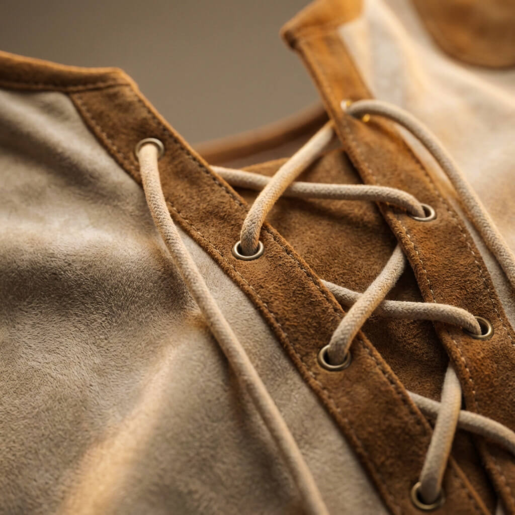 Oliver | Men's Long-Sleeve Shirt | Lace-Up · Eltrendio