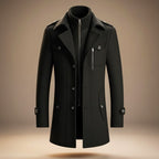 Oliver | Men's Mid-Length Coat | Zip Front · Eltrendio