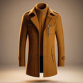 Oliver | Men's Mid-Length Coat | Zip Front · Eltrendio