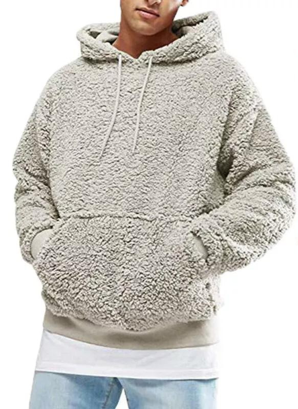 Oliver | Men's Pullover Hoodie | Fleece Teddy · Eltrendio