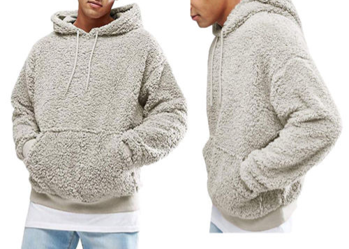 Oliver | Men's Pullover Hoodie | Fleece Teddy · Eltrendio