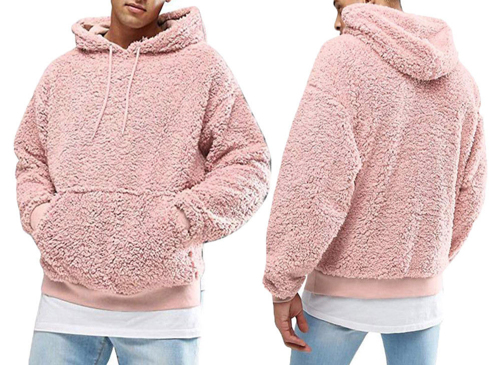 Oliver | Men's Pullover Hoodie | Fleece Teddy · Eltrendio