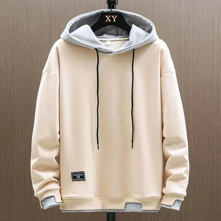 Oliver | Men's Pullover Hoodie | Two-Tone · Eltrendio